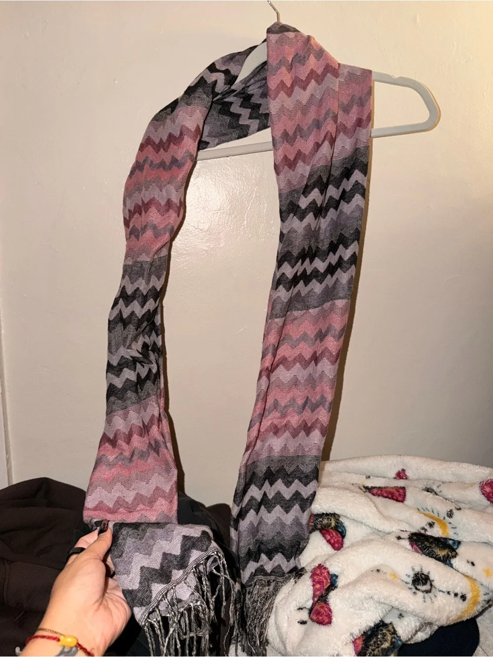 chevron pattern scarf